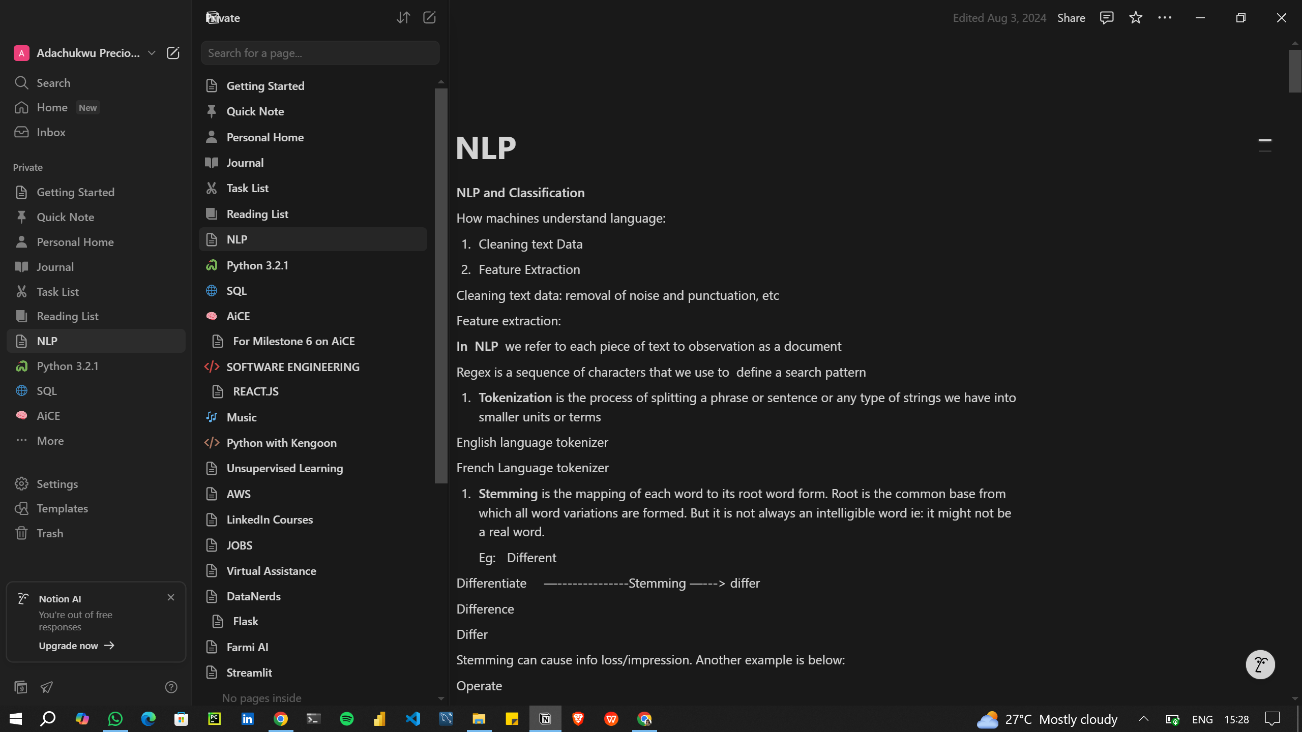 Notion Project